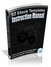Thumbnail EZ Ebook Templates Instruction Manual With MRR (Master Resell Rights)