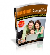 Thumbnail Family Budget Demystified With MRR (Master Resale Rights)