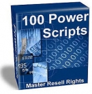 Thumbnail 100 Power Scripts - With Master Resell Rights