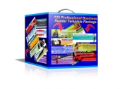Thumbnail 125 Professional Business Header Template Package - With Master Resale Rights