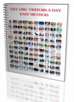 Thumbnail Get 1500+ Visitors A Day Easy Method - With Giveaway Rights