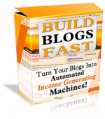 Thumbnail Build Blogs Fast - With Master Resale Rights