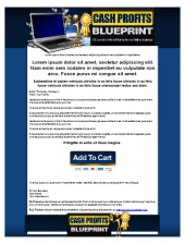 Thumbnail Cash Profits Blueprint Template - With Personal Use Rights