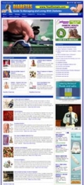 Thumbnail Diabetes Website - With Private Label Rights