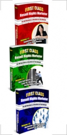 Thumbnail First Class Resell Rights Marketer : Triple Pack - With Master Resell Rights