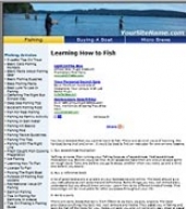 Thumbnail Fishing Website - With Private Label Rights