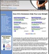 Thumbnail HCG Diet Website - With Private Label Rights