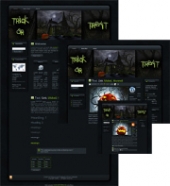 Thumbnail Halloween Witches House WP Theme - With Master Resale Rights