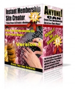 Thumbnail Instant Membership Site Creator - With Master Resale Rights