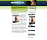 Thumbnail Migraine Landing Page Template