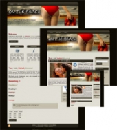 Thumbnail On the Beach 01 - WP Theme - With Master Resale Rights