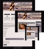 Thumbnail On the Beach 02 - WP Theme - With Master Resale Rights