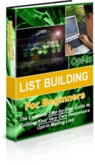 Thumbnail Opt-in List Building For Beginners With Private Label Rights