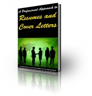 Thumbnail A Professional Approach To Resume and Cover Letters - With Private Label Rights