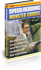 Thumbnail The Speed Reading Monster Course - With Private Label Rights