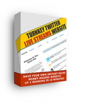 Thumbnail Turnkey Twitter Live Streams Website - With Master Resale Rights