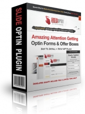 Thumbnail WP Slide Optin Plugin - With Personal Use Rights