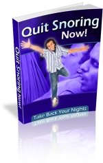Thumbnail Quit Snoring Now! - With Master Resale Rights