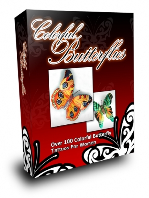 Product picture Colorful Butterflies With MRR (Master Resale Rights)