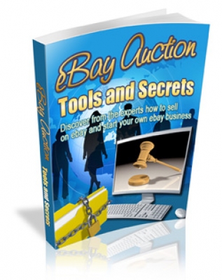 Product picture eBay Auction Tools and Secrets With MRR (Master Resale Rights)