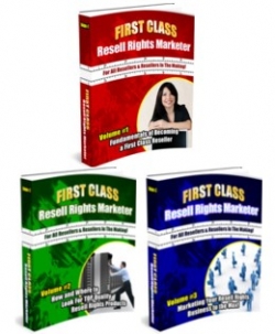 Product picture First Class Resell Rights Marketer Series With MRR (Master Resale Rights)