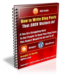 Product picture How to Write Blog Posts That SUCK Visitors In! With MRR (Master Resale Rights)