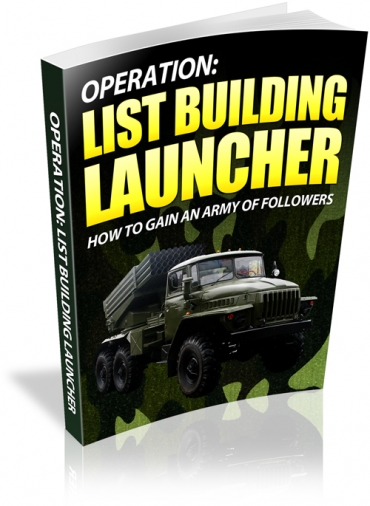 Product picture List Building Launcher With MRR (Master Resale Rights)