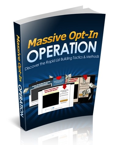 Product picture Massive Opt-In Operation With MRR (Master Resell Rights)