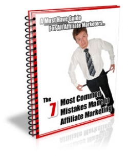 Product picture 7 Most Common Mistakes Made in Affiliate Marketing With PLR (Private Label Rights)