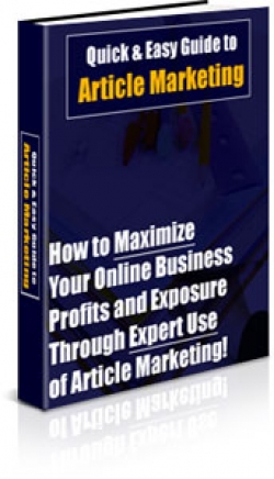 Product picture Quick & Easy Guide to Article Marketing With PLR (Private Label Rights)