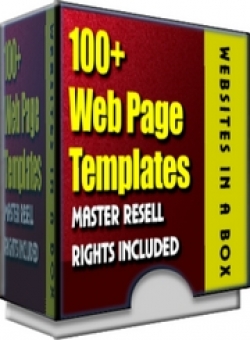 Product picture 100+ WebPage Templates - With Master Resale Rights
