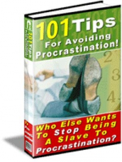 Product picture 101 Tips For Avoiding Procrastination! - With Resell Rights