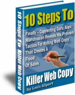 Product picture 10 Steps To Killer Web Copy With Resell Rights