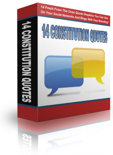 Product picture 14 Fresh Constitution Quotes - With Private Label Rights