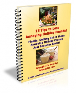 Product picture 15 Tips To Lose Annoying Holiday Pounds - With Master Resale Rights