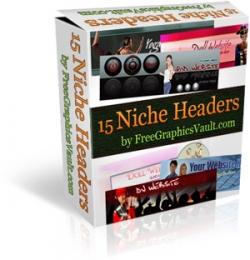 Product picture 15 Niche Headers Package - With Resell Rights