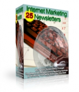 Product picture 24 Internet Marketing Newsletters - With Master Resale Rights