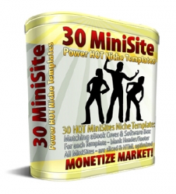 Product picture 30 MiniSite Templates With Master Resale Rights