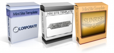 Product picture 3 PLR Mini-Site Templates - With Private Label Rights