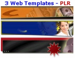 Product picture 3 Web Templates - PLR - With Private Label Rights