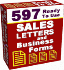 Product picture 597 Business Letters Library - With Resell Rights