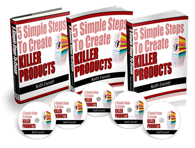 Product picture 5 Simple Steps To Create Killer Products - With Master Resell Rights