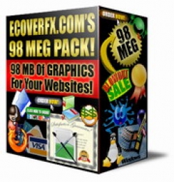 Product picture ECoverFX.com 98 Meg Graphic Pack! - With Resell Rights