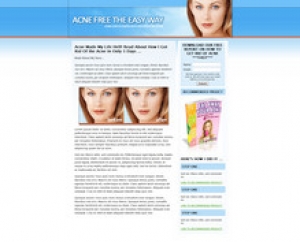 Product picture Acne Landing Page Template