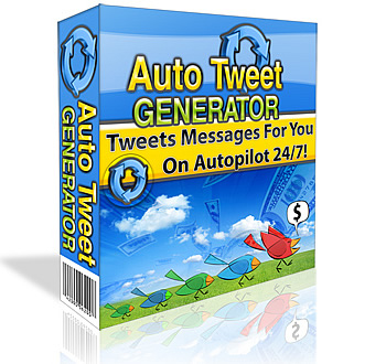 Product picture Auto Tweet Generator - With Master Resale Rights