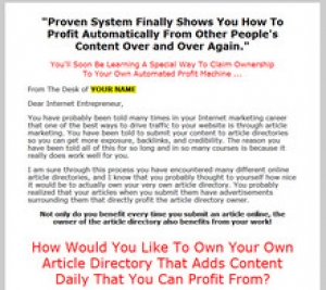 Product picture Automated Profit System - With Master Resale Rights