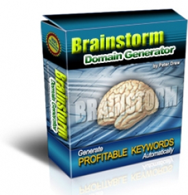 Product picture Brainstorm Domain Generator - With Master Resale Rights