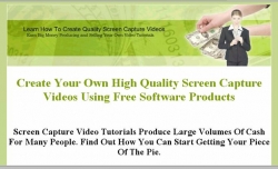 Product picture Learn How To Create Quality Screen Capture Videos - With Private Label Rights