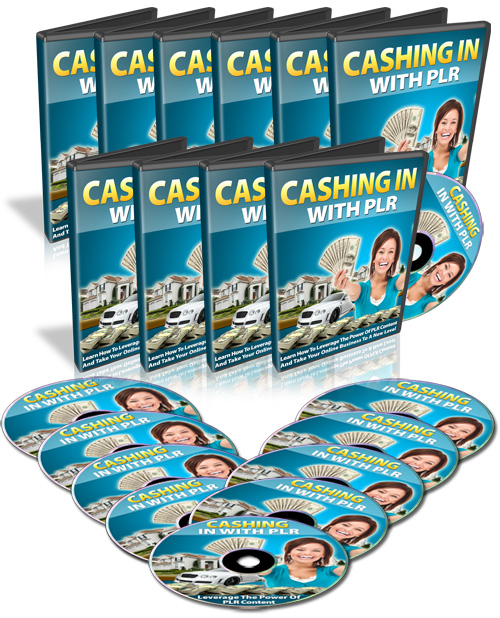 Product picture Cashing In With PLR - With Master Resell Rights