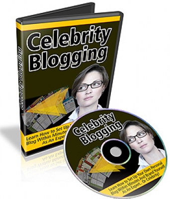 Product picture Celebrity Blogging - With Master Resale Rights